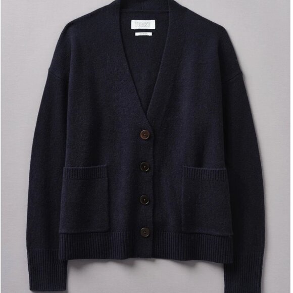 TOAST Wool Cashmere Boxy Cardigan-- worn once - Picture 1 of 4